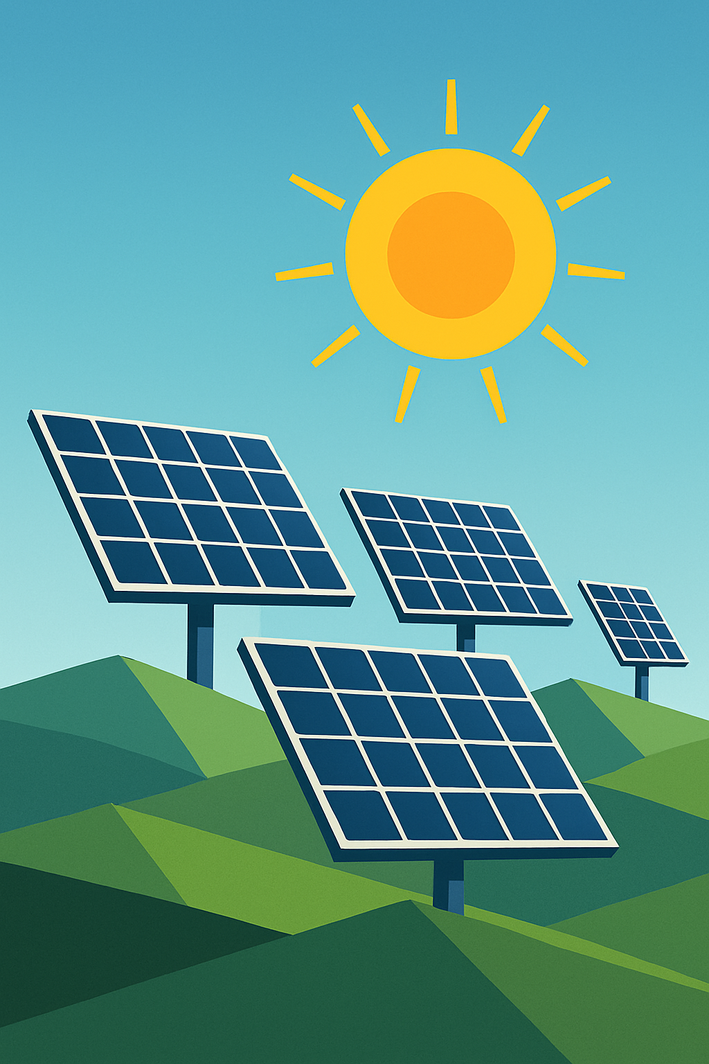 Illustration Solarpaneele